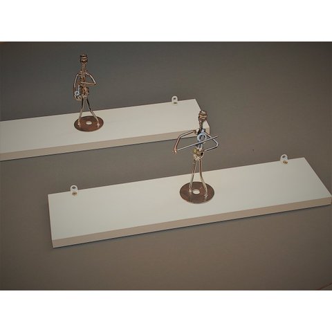 Prateleira MDF 50 x 15 cm Kit 2 Peças Eví Decor