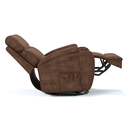 Ver imagem 5 de Poltrona do Papai Reclinável em Tecido Suede Cor Marrom Elétrica - Modelo Imperial