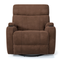 Ver imagem 2 de Poltrona do Papai Reclinável em Tecido Suede Cor Marrom Elétrica - Modelo Imperial