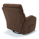 Ver imagem 3 de Poltrona do Papai Reclinável em Tecido Suede Cor Marrom Elétrica - Modelo Imperial