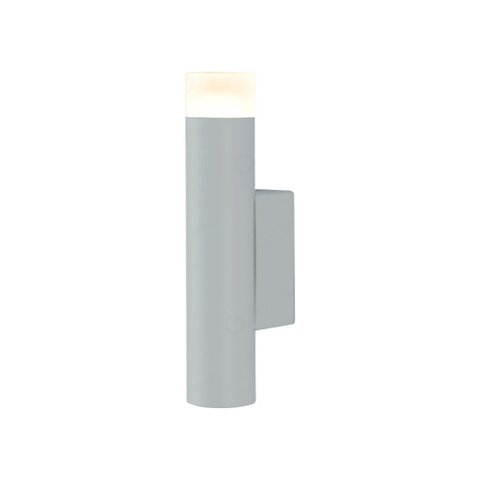 Arandela Cilindro Luxo Branco 14,5cm Led 3w 3 em 1 Bivolt