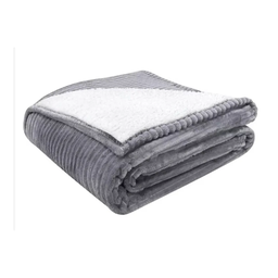 Cobertor Casal com Sherpa Dyuri Jolitex 180x220 Zinco - 3