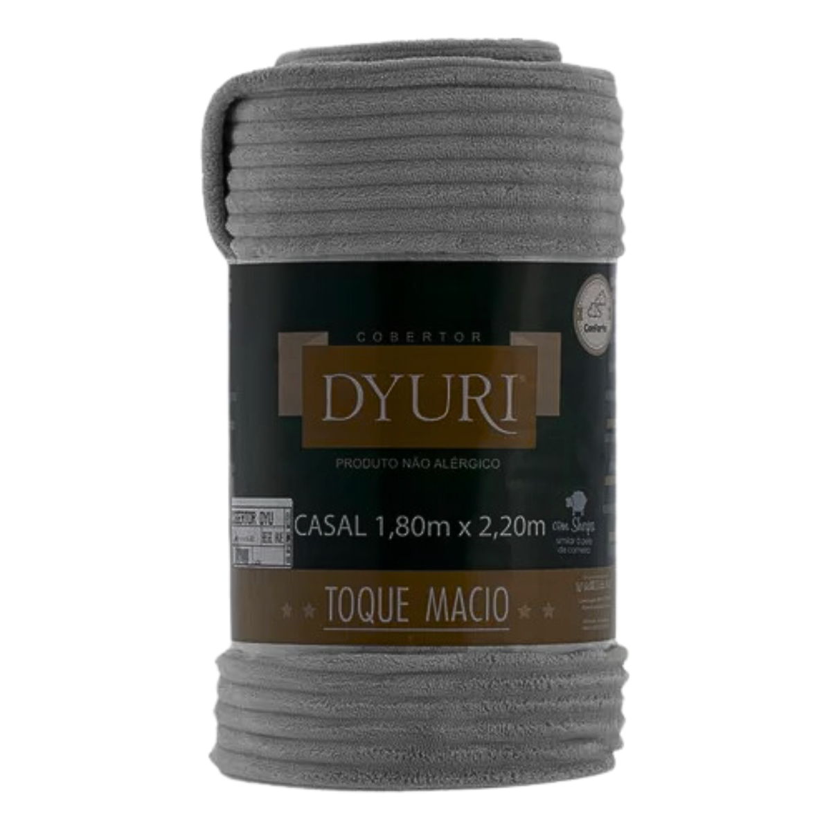 Cobertor Casal com Sherpa Dyuri Jolitex 180x220 Zinco