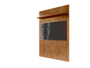 Ver imagem 3 de Painel para Tv até 60 Polegadas Siena 1 Prateleira Cedro