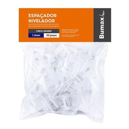 Espaçador Nivelador Grande 1Mm 50 Peças - 2
