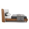 Conjunto Cama com Cabeceira King Torres Pés em Madeira Pu/bouclê Caramelo/off White G91 - Gran Belo - 7