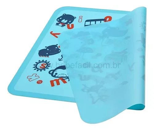 Lugar Americano Silicone Estampado Yummy! Azul Fisher Bb1195 - 2