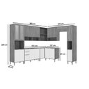 Ver imagem 2 de Cozinha Completa MGM 9 Peças Divina C9P27 Cinamomo/Off White