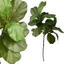 Ver imagem 1 de Kit 4 Mini Árvores Ficus Lyrata Artificial 85cm Planta Decorativa Premium Silicone Realista Alto Pad