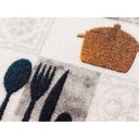 Ver imagem 3 de Tapete Cozinha Antiderrapante Clean 23 Bege Cinza 0,40x0,60m