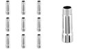 Ver imagem 1 de Kit 10 Extensor 1/2 Cromado Prolongador Longo Torneira Chuveiro 6cm
