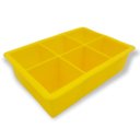 Ver imagem 3 de Forma de Gelo em Silicone Cubos Fáceis e perfeitos - Amarelo