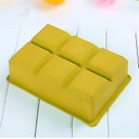 Ver imagem 1 de Forma de Gelo em Silicone Cubos Fáceis e perfeitos - Amarelo