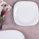 Ver imagem 3 de Prato de Sobremesa Plaza Nadir 19 cm em Vidro Opaline Branco - Kit com 24 Unidades