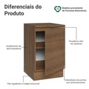 Ver imagem 3 de Balcão de Cozinha 50cm 1 Porta Rustic Stella Madesa