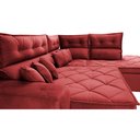 Ver imagem 5 de Sofá de Canto 2,60x2,36m Retrátil e Reclinável com Molas Cama inBox Platinum Direito Suede