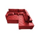 Ver imagem 6 de Sofá de Canto 2,60x2,36m Retrátil e Reclinável com Molas Cama inBox Platinum Direito Suede