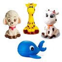 Ver imagem 3 de Kit com 8 Brinquedos De Vinil Para Bebê A Partir De 3 Meses -c