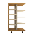 Ver imagem 1 de Sapateira Prática e Versátil 50x30x80cm Branco e Amadeirado