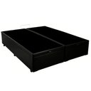 Ver imagem 1 de Cama Box Baú King Bipartido Sintético Sereneprime Preto 192x203x44