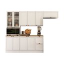 Ver imagem 2 de Cozinha Compacta Americana Texas 10 Portas 2 Gavetas com Rodapé Branco - Pnr Móveis