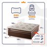 Conjunto Cama Box Espuma Espuma Chicago Marrom Viúva 128x188x57 - 3