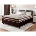 Ver imagem 1 de Conjunto Cama Box Espuma Espuma Chicago Marrom Viúva 128x188x57