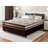 Conjunto Cama Box Espuma Espuma Chicago Marrom Viúva 128x188x57 - 1