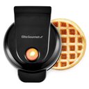 Ver imagem 1 de Elite Gourmet Mini Máquina de Waffles 5" Antiaderente Compacta (preta)