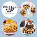 Ver imagem 7 de Elite Gourmet Mini Máquina de Waffles 5" Antiaderente Compacta (preta)