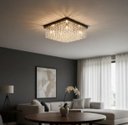 Ver imagem 3 de Lustre para Sala Quarto de Cristal K9 Legítimo 40x40 Cm
