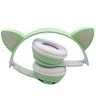 Fone Bluetooth Orelha de Gato Led Colorido (verde) - 4