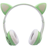 Fone Bluetooth Orelha de Gato Led Colorido (verde) - 2