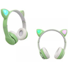 Fone Bluetooth Orelha de Gato Led Colorido (verde) - 3