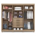 Ver imagem 2 de Guarda-Roupa Casal com Espelho 3 Portas de Correr Campinas Móveis Rimo