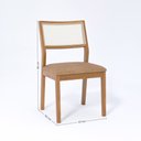 Ver imagem 7 de Kit 2 Cadeiras Siena C/ Tela Corino Caramelo