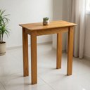 Ver imagem 1 de Mesa de Jantar Repleta Madeira Maciça 75x45 cm