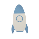 Ver imagem 2 de Prendedor de Cortina Infantil Espacial - Astronauta e Foguete - Kit com 2 Unidades:azul