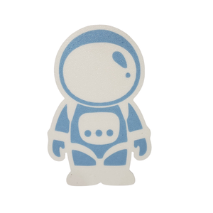 Prendedor de Cortina Infantil Espacial - Astronauta e Foguete - Kit com 2 Unidades:azul