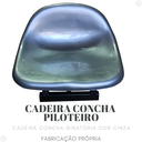 Ver imagem 7 de Cadeira Para Barco De Pesca Giratória Piloteiro Concha Cinza