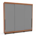 Ver imagem 4 de Guarda Roupa Solteiro 3 Portas Correr 220cm Madrid Politorno Móveis