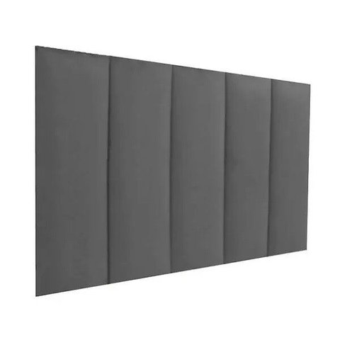 Cabeceira Modular Sonho Solteiro 60x100 Em Suede Cinza
