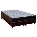 Ver imagem 1 de Cama Box Queen: Colchão Anatômico Ortobom D33/EP Fort Tech ISO 100 + Base CRC Courano Brown(