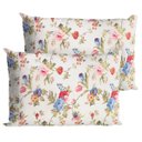 Ver imagem 1 de 2 Fronha Avulsa Percal 200 Fios Algodão Ponto Palito Floral