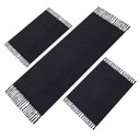 Ver imagem 1 de Tapete para Cozinha Preto Passadeira 3 Peças