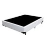 Cama Box Viúva 128 Bello Box - Tecido Sintético Branco - 4