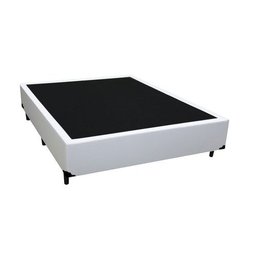 Cama Box Viúva 128 Bello Box - Tecido Sintético Branco - 1