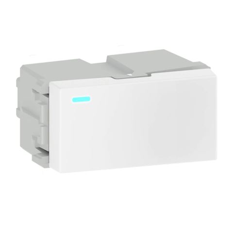 Modulo Int Simples/paral C/led 10a/250v Weg Refinatto Branco