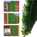 Ver imagem 4 de Kit 7 Painéis Verdes Artificiais Premium para Decoração Interna e Externa