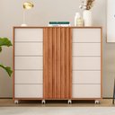 Ver imagem 6 de Cômoda Goslar 5 Gavetas 136cm Freijo/off White - Sallar Home